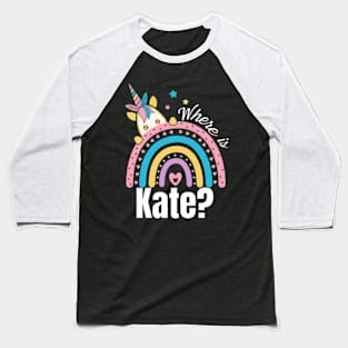 Where-is-Kate? Baseball T-Shirt